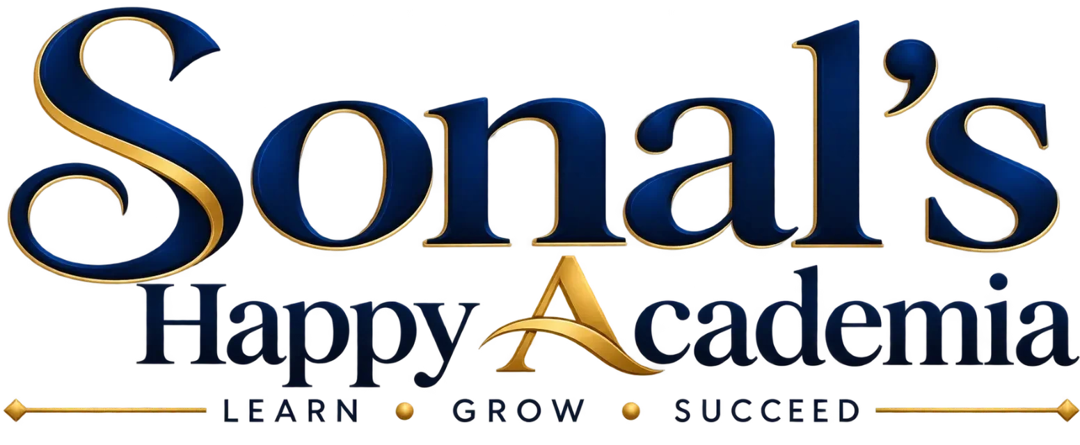 Sonal's happy academia logo